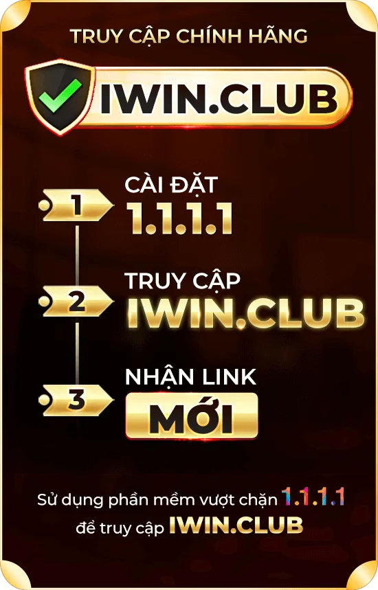 Cài 1.1.1.1, truy cập iWin không lo bị chặn