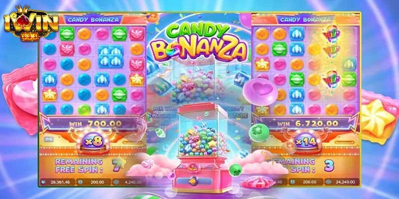 Candy Spin IWin - Bí Quyết Chinh Phục Hũ Kẹo Ngọt Khổng Lồ 1 Candy Spin iWin là game slot với đồ họa kẹo ngọt và tỷ lệ thưởng cực cao