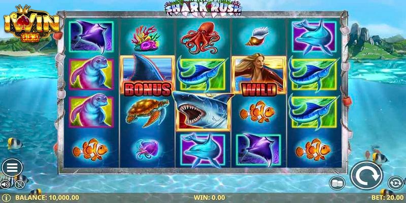 Sharky IWin - Slot Đổi Thưởng Săn Hũ Đại Dương Cực Khủng 1 Sharky iWin hiện đang là tâm điểm chú ý trong cộng đồng cược thủ