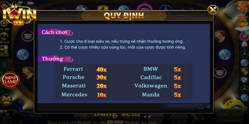 Slot Siêu Xe IWin - Sảnh Game Nổ Hũ Đẳng Cấp Thượng Lưu 1 Slot Siêu xe iWin là game slot đẳng cấp tạo cơ hội làm giàu nhanh
