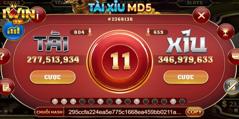 Luật chơi game tài xỉu MD5 iWin dành cho người mới