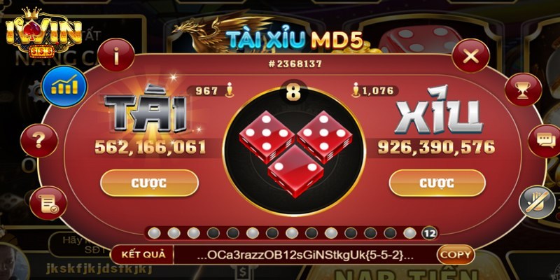 Tài Xỉu MD5 iWin là phiên bản nâng cấp hấp dẫn 